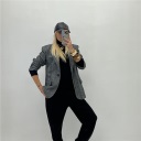 blazer modello dritto spigato